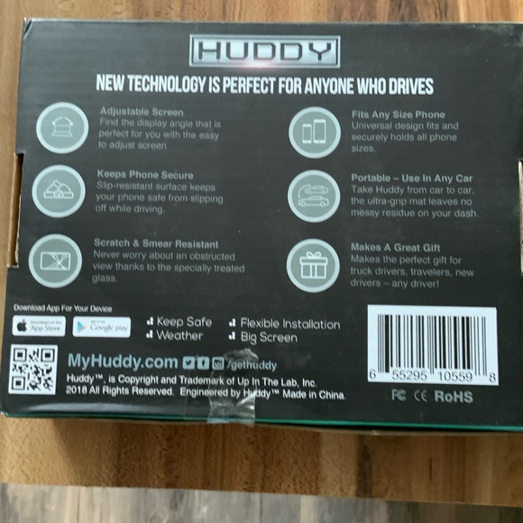 HUDDY Smart Phone Heads Up Navigation GPS Car Dash Display Stand - Picture 5 of 6